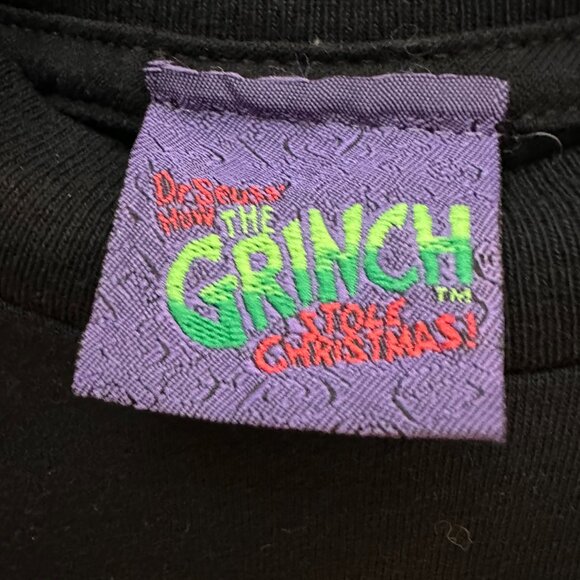Vintage How the Grinch Stole Christmas T-Shirt - Rare 2000 movie release Medium - Picture 4 of 6